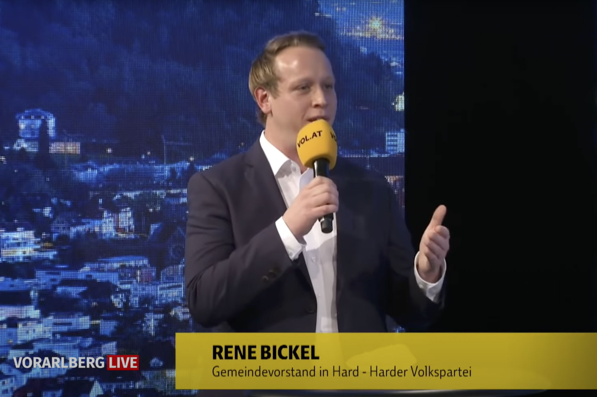 Vorarlberg live mit Ortsparteiobmann René Bickel